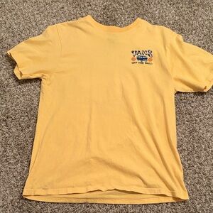 Vans Mustard Yellow Tee with Logo